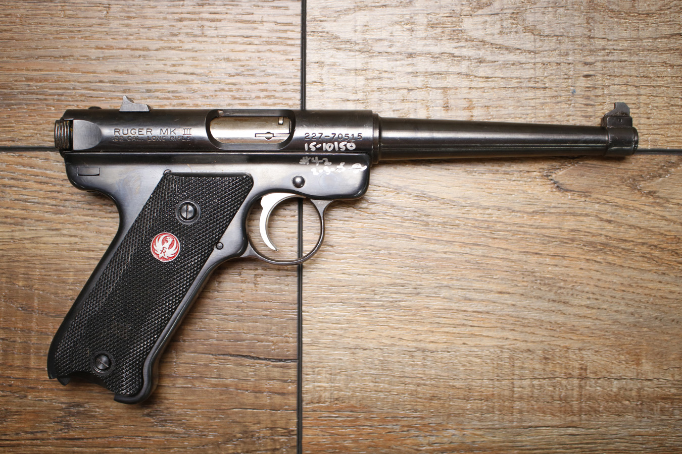 RUGER Mark III 22LR Police Trade-in Pistol